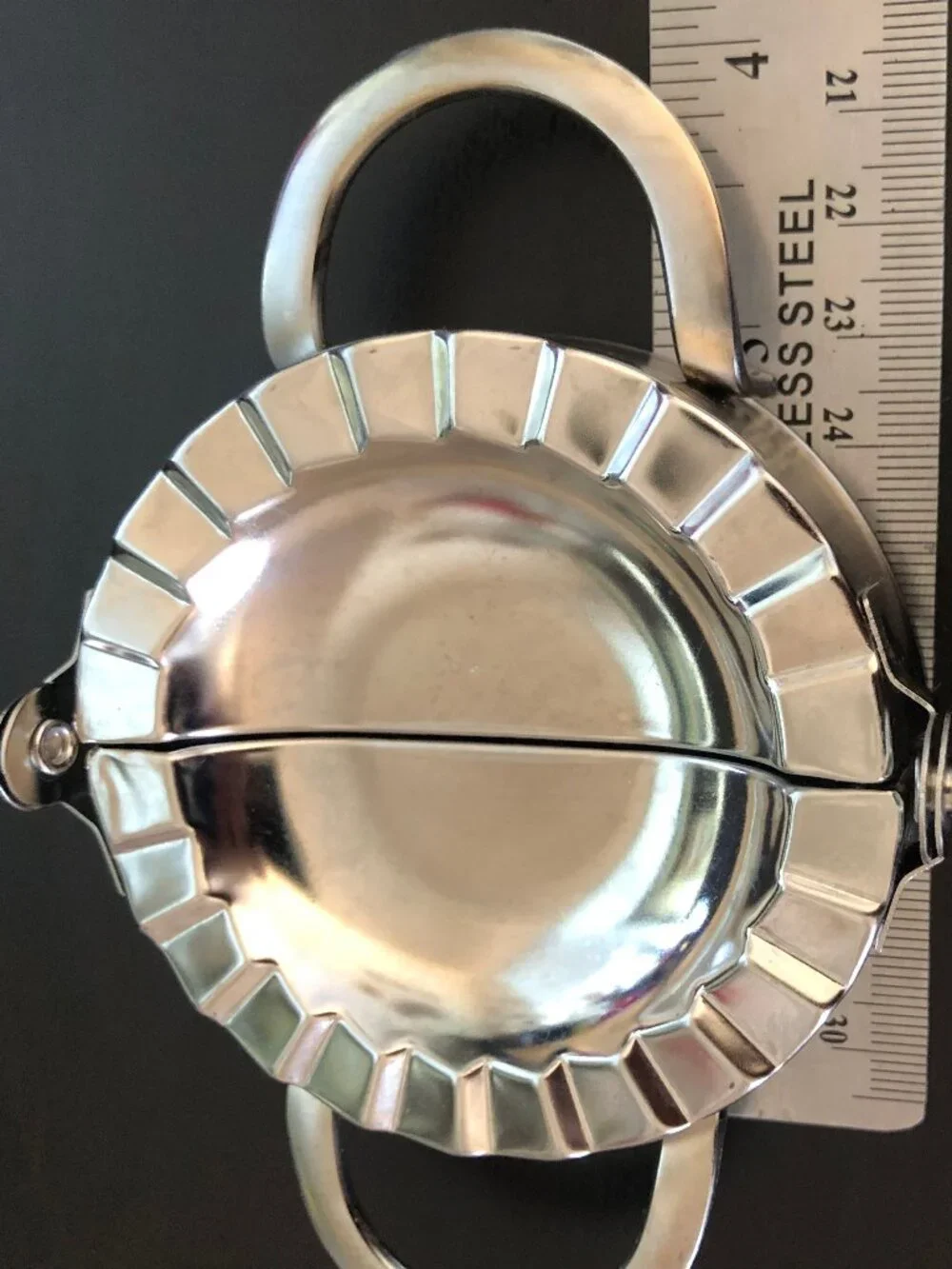 Vintage Style Stainless Steel Dumpling Maker - Cutter/Press
